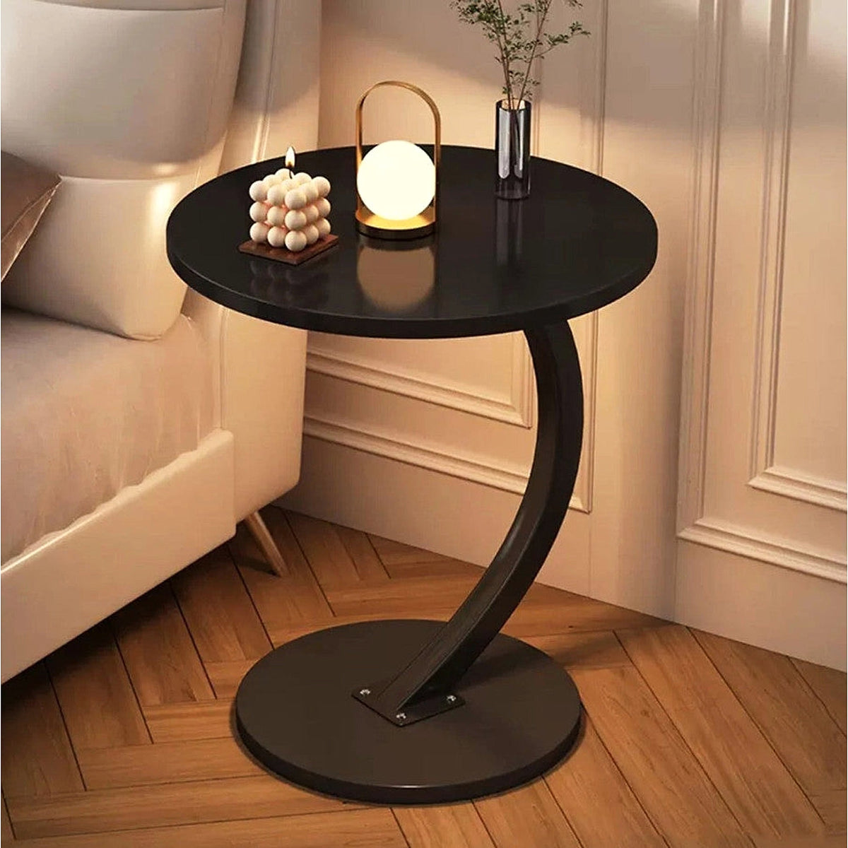 C-Shaped Sofa Side Table – product view