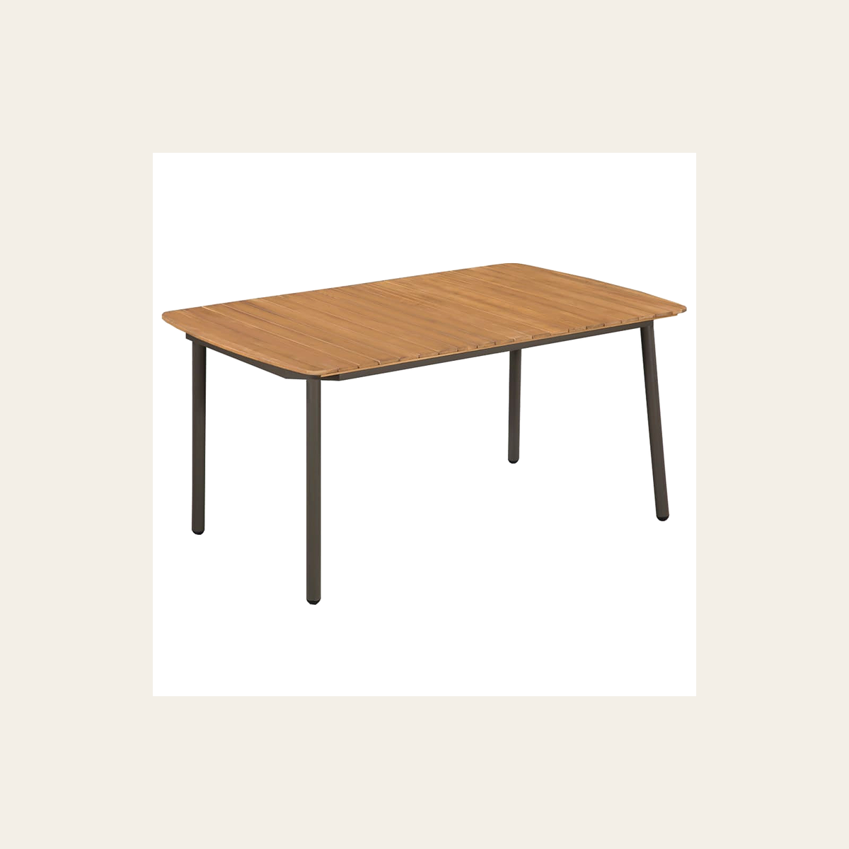 Solid Acacia Outdoor Dining Table – 150cm – Rovenmere Home