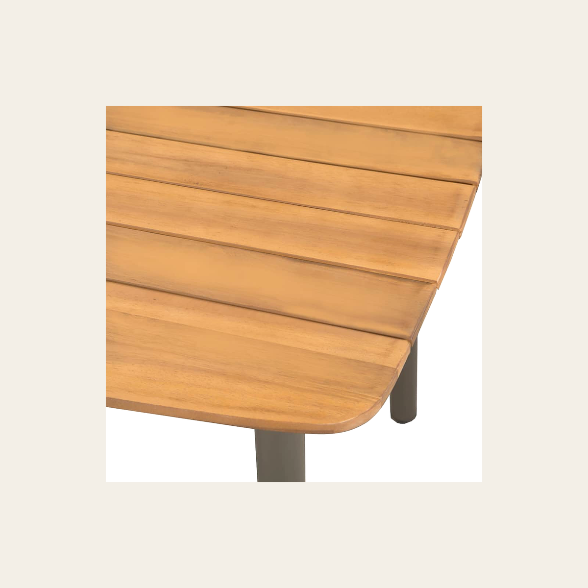 Solid Acacia Outdoor Dining Table – 150cm – Rovenmere Home