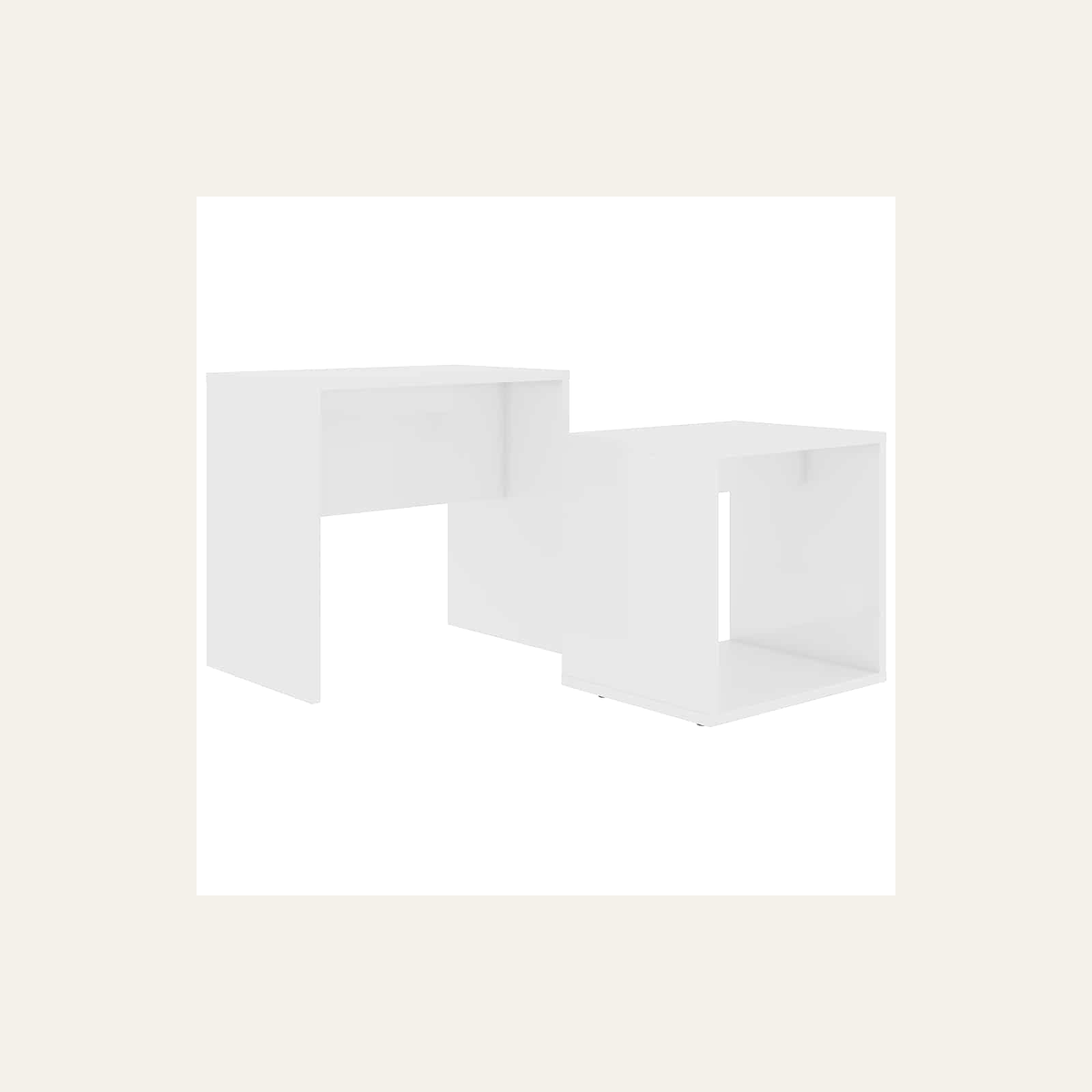 Rovenmere modern nesting coffee tables set of 2
