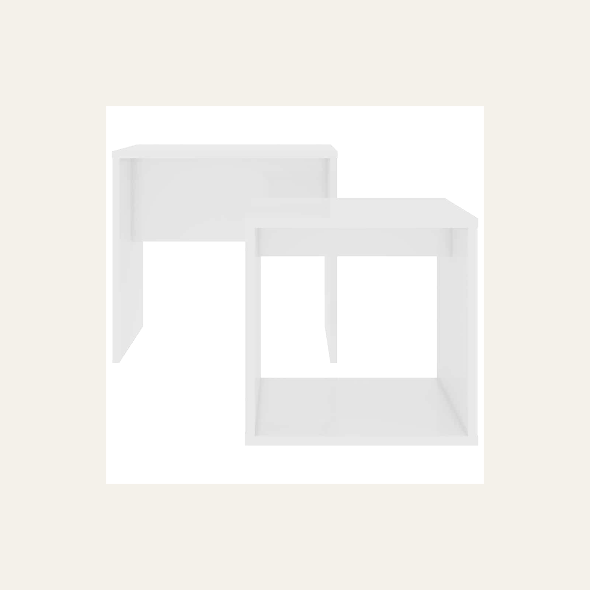 Rovenmere modern nesting coffee tables set of 2