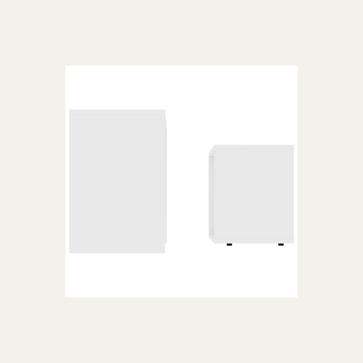 Rovenmere modern nesting coffee tables set of 2