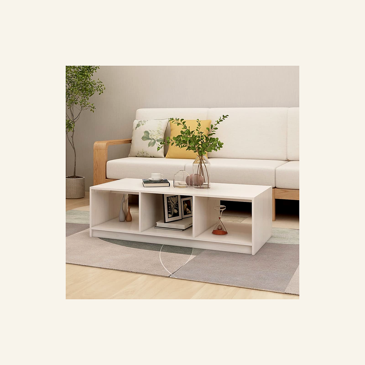 Rovenmere solid pine coffee table
