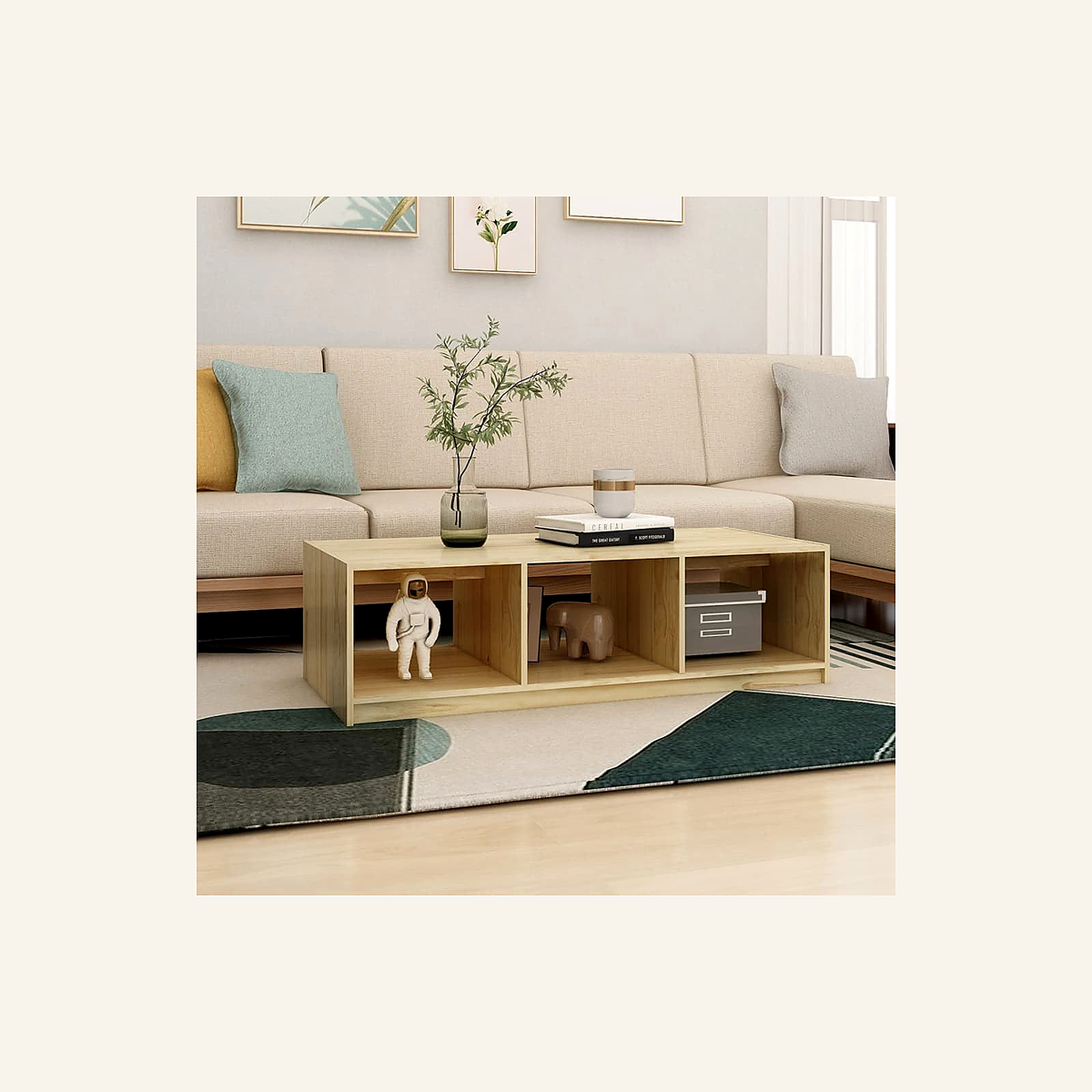 Rovenmere solid pine coffee table