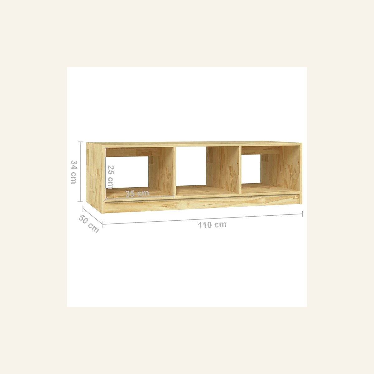 Rovenmere solid pine coffee table