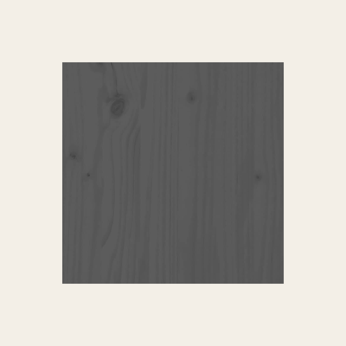 Round Solid Pine Side Table – Grey – Rovenmere Home