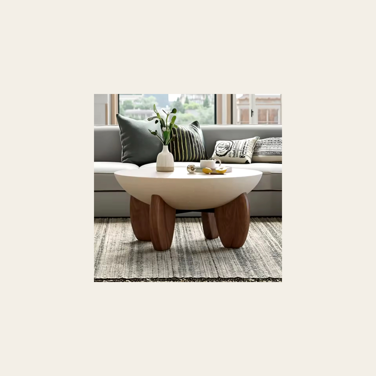 Solid Wood Coffee Table – Rovenmere Home