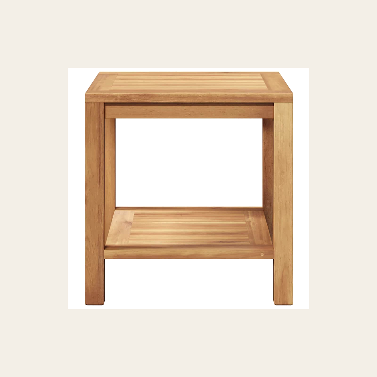 Solid Teak Side Table – Rovenmere Home
