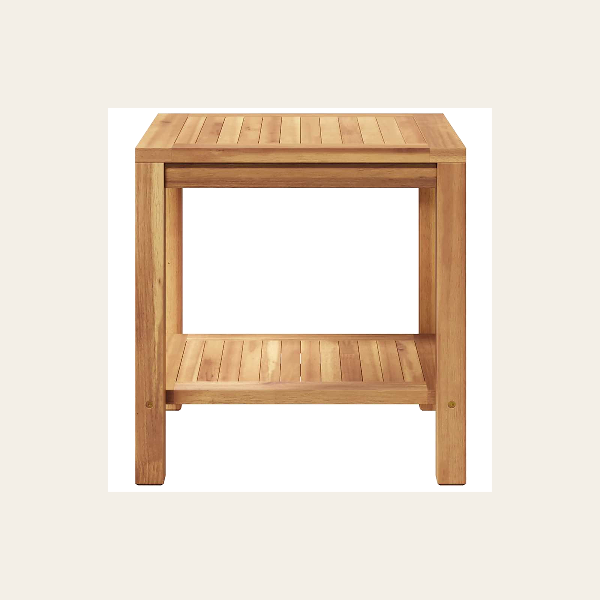 Solid Teak Side Table – Rovenmere Home