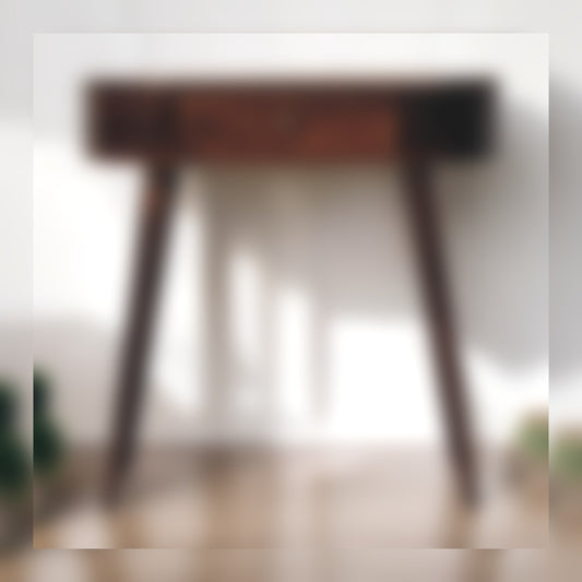 Rovenmere solid wood walnut console table enhanced product image